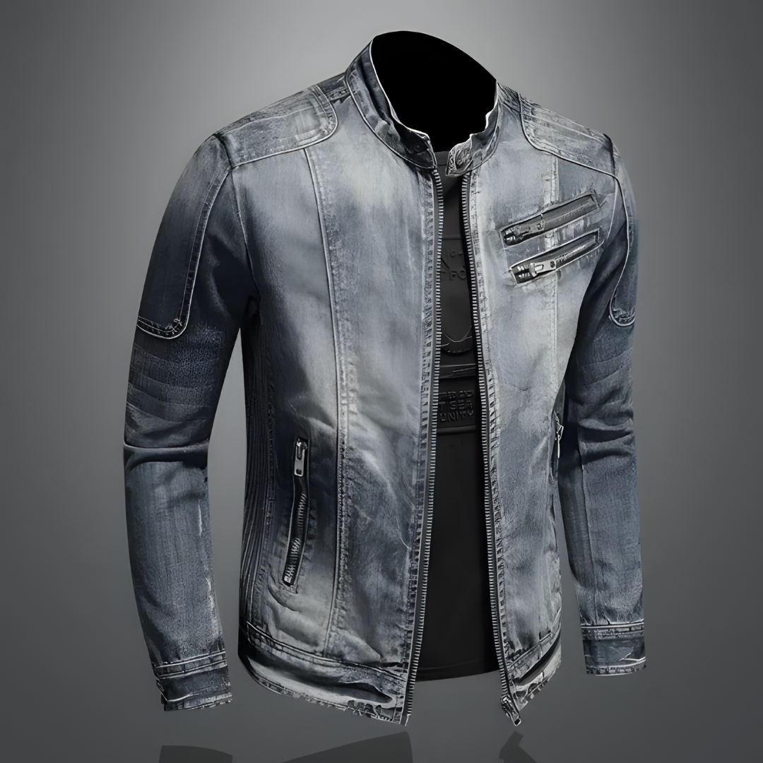 Alessio | Retro Jeansjacke
