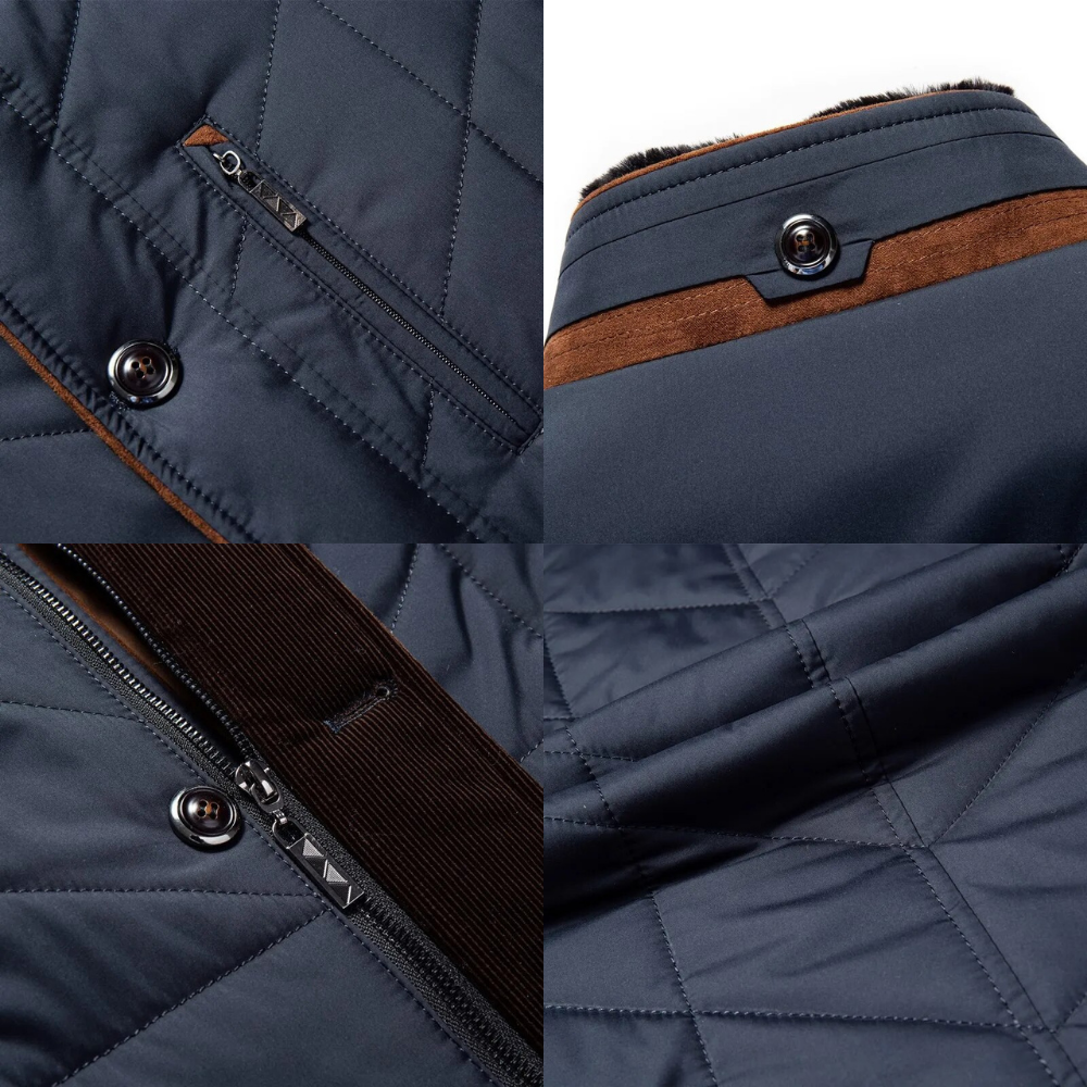 Winterjacke mit Stehkragen für Herren