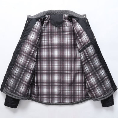 Geknöpfte Steppjacke für Herren