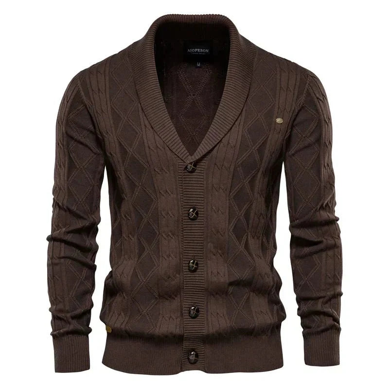 Waldemar | Herren-Cardigan mit Knopfleiste