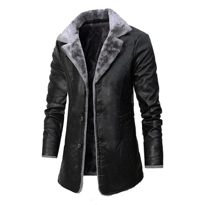 Einreiher Jacke mit Revers für Herren