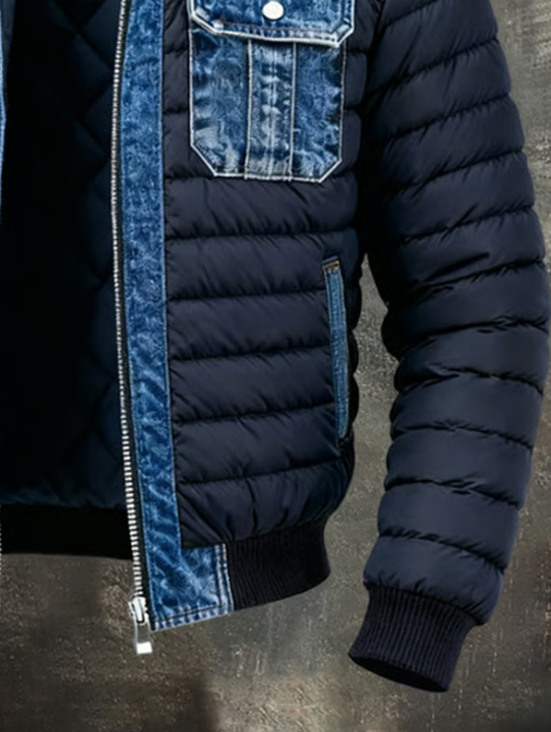 FELIX™ | QUILT-JACKE MIT FEINEN DETAILS AUS DENIM