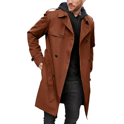 Zweireihiger Trenchcoat für Herren