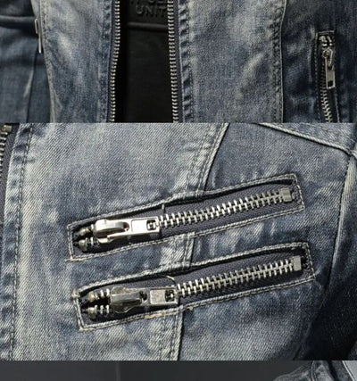 Alessio | Retro Jeansjacke